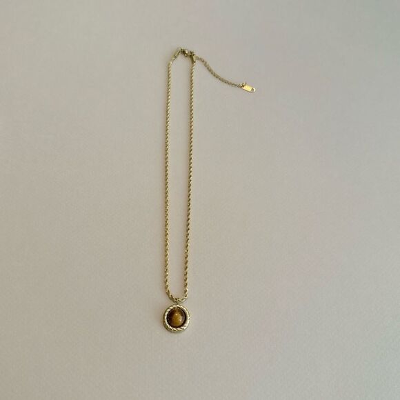 Anthropologie Jewelry - Tiger eye necklace M1319